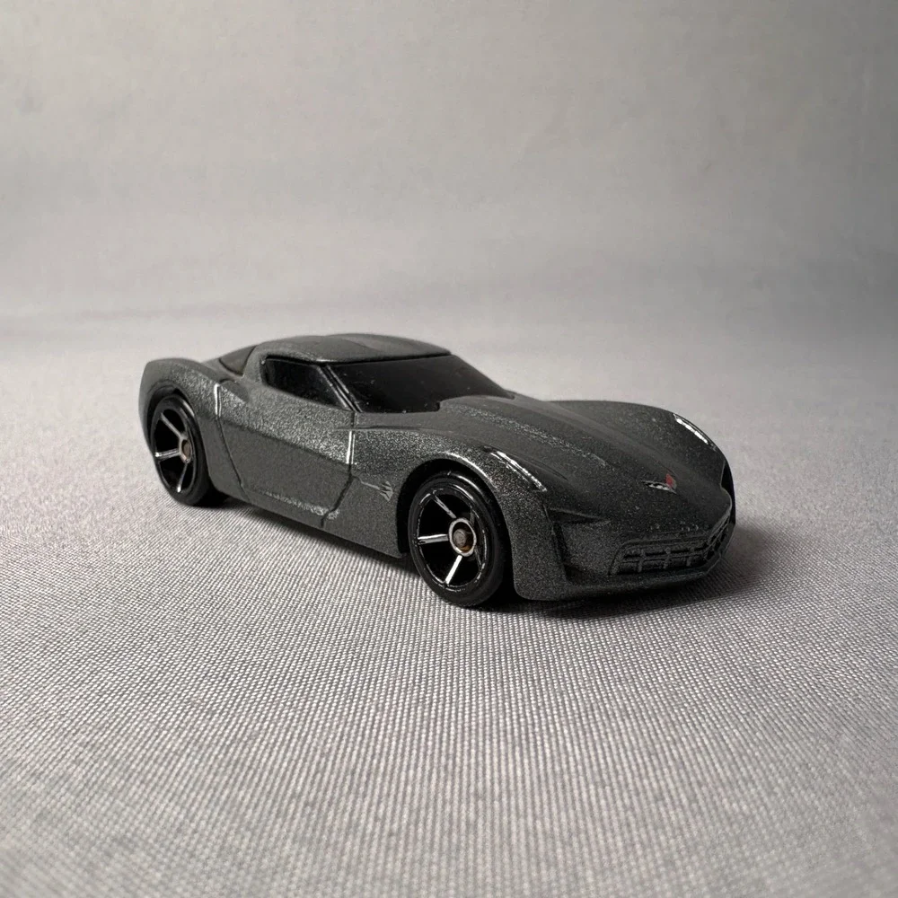 Hot Wheels 2009 Corvette StingRay Concept Metallic Grey Diecast Car B35 Malaysia